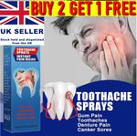 🇬🇧 20ml Natural irritating Toothache Spray Swollen Gum sore Care tooth Decay