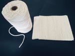 40 MT OF 4 MM WHITE COTTON CUSHION INNER PIPING CORD UPHOLSTERY MACRAME
