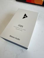 iBasso IT01 In-Ear Monitors (Black), opened but NEVER USED, all in original box