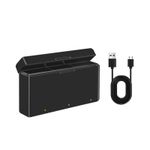 3-Slot Battery Charger for DJI Osmo Action 3 4 5 Pro USB-C Charging Hub UK