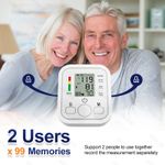 2026 Digital Automatic Blood Pressure Monitor Upper Arm BP Machine Heart Rate