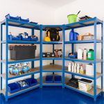 1 Corner Garage Racking/Shelving & 2 x 900mm Bays Metal Heavy Duty Shelving