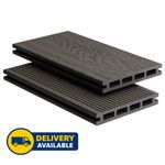 Anthracite Composite Decking Boards 3.6m | Dark Grey Garden Decking | WPC