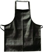 3pc Vinyl Bib Apron, 26"x41" Dark Brown Extra long, Commercial Grade Heavy Duty 