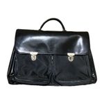 CONTE MAX Business Bag Briefcase Bag MADE IN ITALY   GENUINE LEATHER BLACK