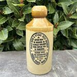 Vintage Glazed Read's Herb & Stoner Beer Brewery B'ham Old Ginger Beer Bottle