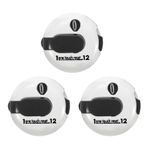 3PCS Golf Score Counter Mini Attachment for Golfer Glove White Black