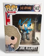 Joe Elliott Signed Def Leppard Funko Pop Rocks #147 JSA Autographed