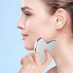 Stainless Steel Gua Sha Scraper Massager Face Neck Body UK