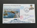 43rd Anniv of Sinking of the Tirpitz Cover J T THOMPSON, L FRANKS & M L MacKAY