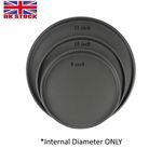 3Pcs 24-29cm Non Stick Pizza Pan Tray Baking Round Oven Tray Crisper Pizza Pan