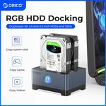 ORICO 2.5 3.5in HDD SSD Hard Drive Docking Station USB 3.2 Gen 2 to SATA up 18TB