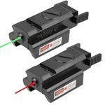 Optics Tactical Green/Red Dot Laser Sight Low Profile for 20mm Picatinny Rail