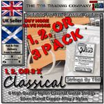 1,2 or 3 Packs Classical Guitar Strings - 6 High Quality Nylon Strings Set - UK