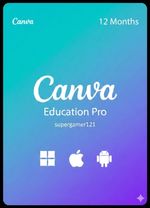 CANVA ️‍| Pro-EDU Private (Own Email Upgrade) 12 months