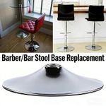 Chrome Swivel Bar Stool Base Replacement, Universal Pub Barber Chair Base 38.5cm