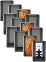 Samuel Groves 12x Mini Loaf Tins 9cm Non-Stick Bakeware Set UK Made PFOA Free