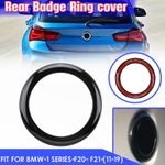 GLOSS BLACK REAR BADGE BOOT RING SURROUND FOR BMW 1 SERIES F21 F20 M135i M140i