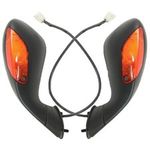 Pair of mirrors fits Aprilia RSV 1000 R 2004 - 2010 Factory with indicator JMP
