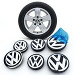 4pcs black for 56mm 65mm 68mm Car emblem Wheel hub Center Hubcap Cover