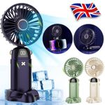 Portable Handheld Turbo Fan - 3000mAh Desk Fan - USB Rechargeable - in 3 colors