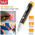 Non-Contact AC Voltage Detector Pen LCD Electric Power Tester 90-1000V