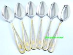 Table Spoons Stainless Steel (S6) Dinner Lunch Spoon Spoon Large Solid Design