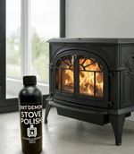 DirtDemon 1x 250ml Black stove polish For Wood & Log BurnersFire Surrounds Grate