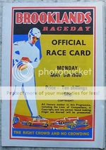 THRUXTON 5 May 1980 BROOKLANDS RACEDAY A4 Official Race Card Car Programme