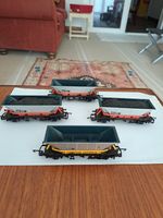 4x British Rail Coal / Iron Ore Hoppers,  in Ho / 00 Scale