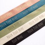 Personalised Satin Ribbon Custom Printed | Wedding Favour Ribbon Gift Wrap