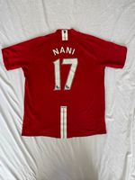 Original NANI #17 Manchester United 2007/09 Home Football Shirt Nike Size L E148