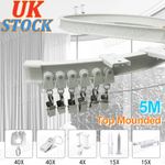 5-20M Bendable Flexible Curtain Track Silent Straight Bay Windows Ceiling Rail