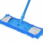 EXTENDABLE MICROFIBRE MOP CLEANER SWEEPER WOODEN LAMINATE TILE FLOOR WET DRY
