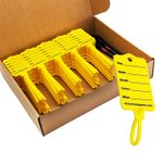 Car Keyrings Key Ring Tags - Yellow Red Orange Blue White