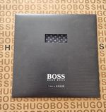 Hugo BOSS grey Tailored selection 100% silk suit handkerchief tie Pocket Square