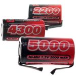 1.2V NiMH SubC Cells 2200-5000mAh for DIY Battery Packs