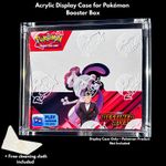 Acrylic Magnetic Display Case for Pokémon Booster Box - 8MM UV Protection Clear