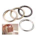 5pcs Spring O Rings Dog Chain Buckles Luggage Sewing Bag Opening Ring Parts