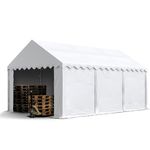 Storage Tent 4x6 m PVC 700 N 100% waterproof Shed Shelter white