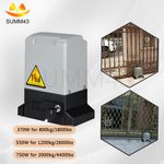 1800/2600/4400 lbs Electric Sliding Gate Opener Automatic Remote Motor Operator