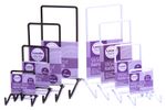 Black or White Wire Strut Display Stands : 6-35cm, 2-5" to 14" 