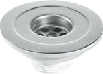 McAlpine SW45P 1.5"Centre Pin Sink Waste: 113mm Stainless Steel Flange and Plug