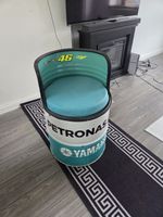 Valentino Rossi VR46 Petronas Oil Drum Seat Man Cave