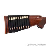 .223 .243 .308 Caliber Rifle Butt Stock 9 Bullet Ammo Cartridge Holder Buttstock