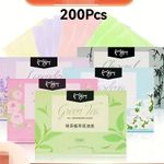 200pcs Oil Absorbing Blotting Papers-Portable,All Skin Types,Facial Oil Control