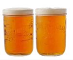 4 X Lagunitas Scooner Dog Mason Jar Glasses 2/3 Pint Brand New Pub Man Cave Home
