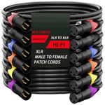 Microphone Speaker Lead Mic Cable / XLR Patch Lead Balanced Male to Female Plugs