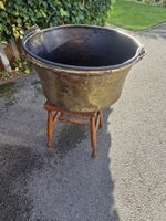 Antique Country House Log Basket