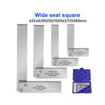 Machinist Square 90 Degree Right Angle Ruler for Engineer Precision Measure